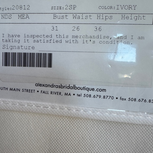 WTOO BY WATTERS Jura Wedding Dress Bridal Gown Size 2 (2P Petite) White Beaded - Picture 10 of 11